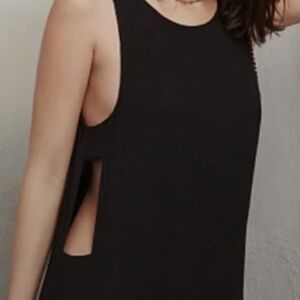 Reformation Black Textured Dress/Tunic